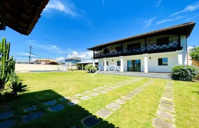 Linda casa duplex, sol da manhã, pisciana grande e gramadinho sensacional à venda, 355 m² por r$ 1.950.000 - morada do sol - vila velha/es