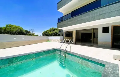 Mansão triplex, elevador, com 5 suítes à venda, 730 m² por r$ 4.500.000 - morada do sol - vila velha/es