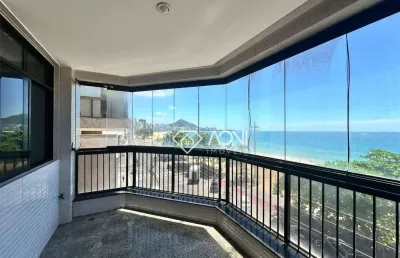 Apartamento com 3 dormitórios à venda, 240 m² por r$ 3.000.000,00 - praia da costa - vila velha/es