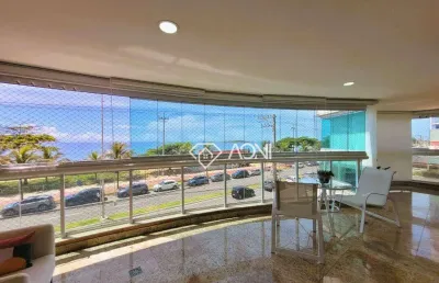 Apartamento com 3 dormitórios à venda, 160 m² por r$ 1.795.000,00 - itaparica - vila velha/es
