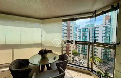 Apartamento com 4 dormitórios à venda, 165 m² por r$ 1.500.000,00 - praia da costa - vila velha/es
