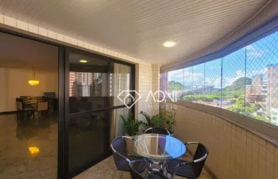 Apartamento com 4 dormitórios à venda, 280m² por r$ 2.500.000,00 - praia da costa - vila velha/es