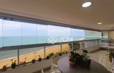 Apartamento com 4 dormitórios à venda, 270 m² por r$ 2.800.000,00 - praia da costa - vila velha/es