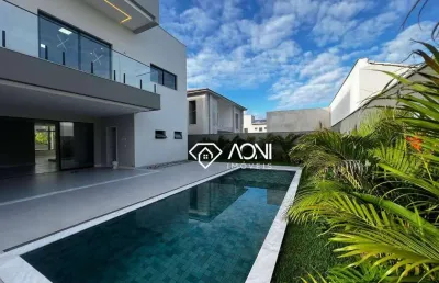 Casa com 4 dormitórios à venda, 357 m² por r$ 3.380.000,00 - alphaville jacuhy - serra/es