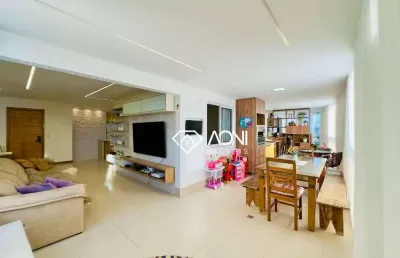 Apartamento com 3 dormitórios à venda, 130 m² por r$ 1.560.000,00 - praia da costa - vila velha/es