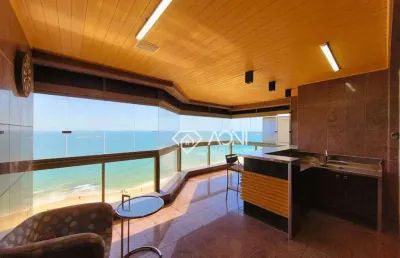 Apartamento com 4 dormitórios à venda, 360 m² por r$ 5.000.000,00 - praia de itapoã - vila velha/es