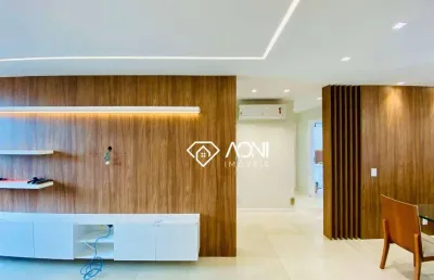 Apartamento com 4 dormitórios à venda, 98 m² por r$ 1.170.000,00 - praia de itaparica - vila velha/es