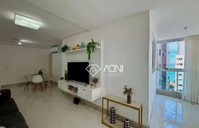 Apartamento com 3 dormitórios à venda, 93 m² por r$ 1.250.000,00 - praia da costa - vila velha/es
