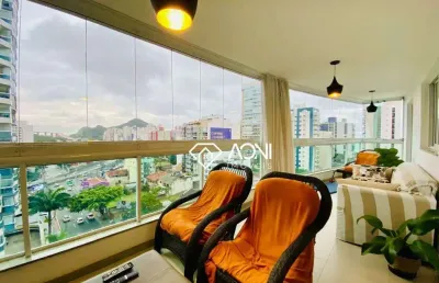 Lindo apartamento, sol da manhã, vista mar, localização privilegiada com 2 dormitórios à venda, 82 m² por r$ 870.000 - praia da costa - vila velha/es
