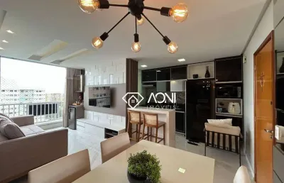 Apartamento com 2 dormitórios à venda, 65 m² por r$ 659.000,00 - valparaíso - serra/es