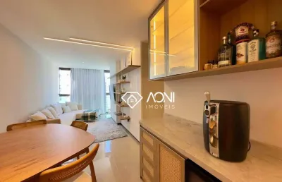 Apartamento com 3 dormitórios à venda, 83 m² por r$ 1.260.000,00 - praia de itaparica - vila velha/es