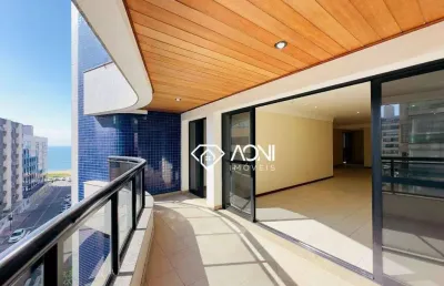 Apartamento com 4 dormitórios à venda, 250 m² por r$ 2.199.000,00 - praia da costa - vila velha/es