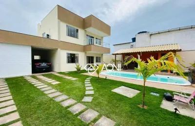 Casa duplex - 3 dormitórios com piscina - 193m² área construída - por r$ 1.149.000,00 - interlagos 2 - vila velha/es