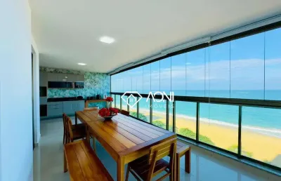 Apartamento com 4 dormitórios à venda, 147 m² por r$ 3.500.000,00 - praia de itaparica - vila velha/es