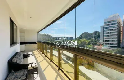 Apartamento com 3 dormitórios à venda, 107 m² por r$ 1.600.000,00 - praia da costa - vila velha/es