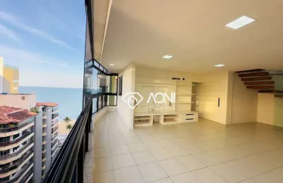 Cobertura com 4 dormitórios à venda, 280 m² por r$ 2.650.000,00 - praia da costa - vila velha/es
