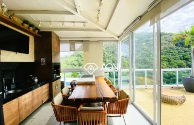 Cobertura com 3 dormitórios à venda, 230 m² por r$ 4.400.000,00 - praia da costa - vila velha/es