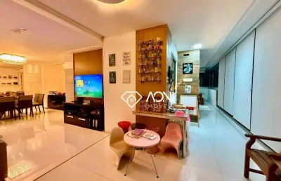Apartamento com 4 dormitórios à venda, 146 m² por r$ 1.850.000,00 - praia da costa - vila velha/es