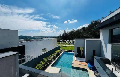 Casa com 4 dormitórios para alugar, 430 m² por r$ 19.785,00/mês - condomínio residencial arboretum - vinhedo/sp