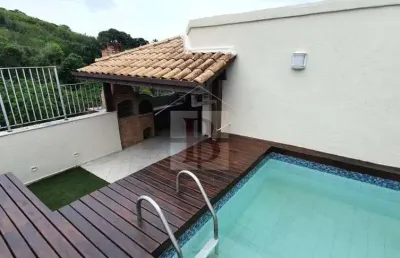Cobertura de luxo no ingá: 3 quartos, 1 suíte, 2 salas, 3 banheiros, 2 vagas de garagem, 200m² de puro requinte em niterói-rj!
