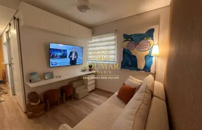 Apartamento de 1 dormitório à venda na ponta da praia - santos/sp.