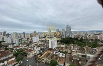 Apartamento com 3 quartos sendo uma suíte e 3 banheiros - boqueirão, santos