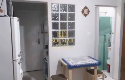 Apartamento com 1 quarto à venda na Avenida Doutor Epitácio Pessoa, Embaré, Santos