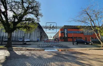 Barracão / galpão / depósito com 2 salas para alugar na avenida das indústrias, 275, são joão, porto alegre, 938 m2 por r$ 18.000