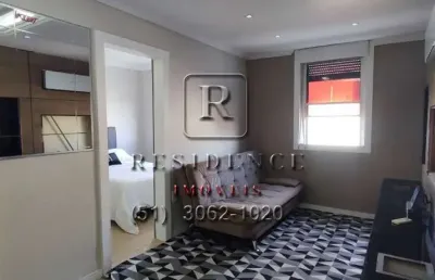 Apartamento à venda em porto alegre-rs, humaitá: 1 quarto, 1 sala, 1 banheiro, 44 m² de área. confira já!