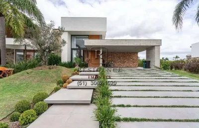 Casa em condomínio fechado com 4 quartos à venda na estrada do conde, 4000, sans souci, eldorado do sul, 331 m2 por r$ 5.500.000