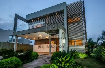 Casa em condomínio fechado com 4 quartos à venda na estrada do mar, km 33, km 33, centro, capão da canoa, 364 m2 por r$ 4.360.000