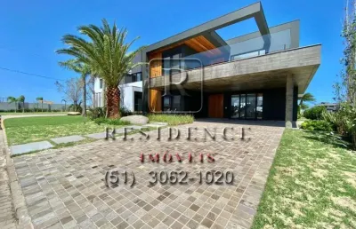 Casa em condomínio fechado com 5 quartos à venda na rua rio jacuí, 253 - 313, centro, xangri-lá, 540 m2 por r$ 6.900.000