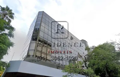 Sala comercial com 4 salas para alugar na avenida palmeira, 18, petrópolis, porto alegre, 35 m2 por r$ 1.100