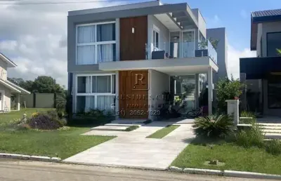 Imóvel de luxo à venda em eldorado do sul-rs: sobrado com 4 quartos, 2 suítes e 315m² no condomínio peninsula ponta da figueira
