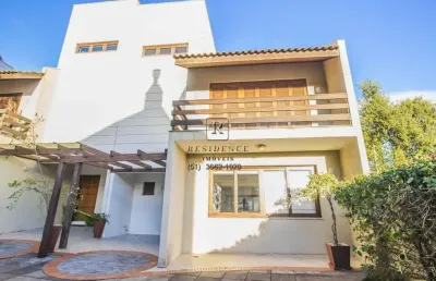 Casa em condomínio fechado com 3 quartos à venda na estrada joão de oliveira remião, 1761, lomba do pinheiro, porto alegre, 241 m2 por r$ 850.000
