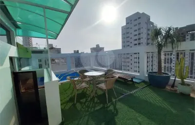 Apartamento com 3 quartos à venda ou para locação em ponta da praia - sp