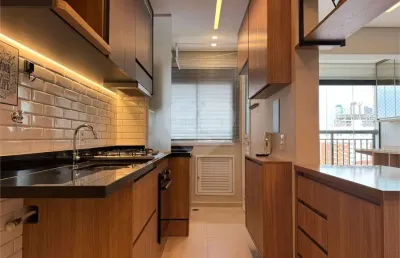 Apartamento com 2 quartos para locação em marapé - sp