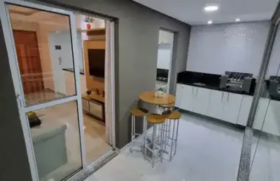 Varanda gourmet / integrada com sala e cozinha / lazer