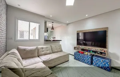 Cobertura com 2 dormitórios à venda, 110 m² por r$ 650.000,00 - vila scarpelli - santo andré/sp
