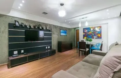 Apartamento com 3 dormitórios à venda, 106 m² por r$ 722.000,00 - vila valparaíso - santo andré/sp