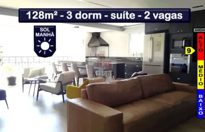 Morumbi 128m² com 3 dormitórios e 2 suítes e 2 vagas ? terraço gourmet