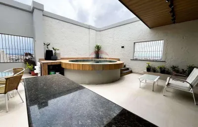 Ed. luiz porciúncula, apto. duplex, cobertura com piscina privativa, com 4/4, sendo 2 suítes e 2 vagas de garagem, pet, batista campos
