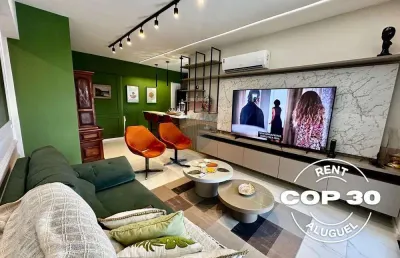Aluguel cop30 - apartamento no edificio infinity residence - 3 suítes (6 pessoas)