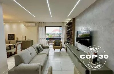 Aluguel cop30 - apartamento no edifício piemonti - 3 quartos (6 pessoas)