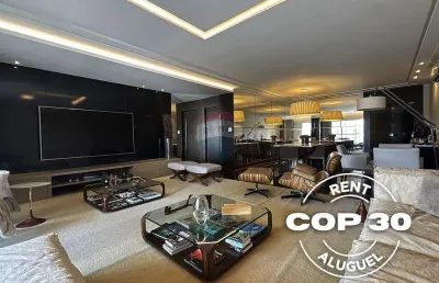 Aluguel cop30 - apartamento no condomínio do edifício bertino lobato de miranda - 3 quartos (6 pessoas)