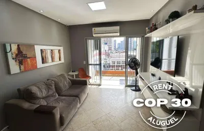 Aluguel cop30 - apartamento no ed. maison matisse - 3/4(01 suíte) até 6 pessoas
