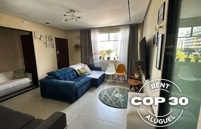 Confortável apartamento - aluguel cop 30 - edifício umarizal