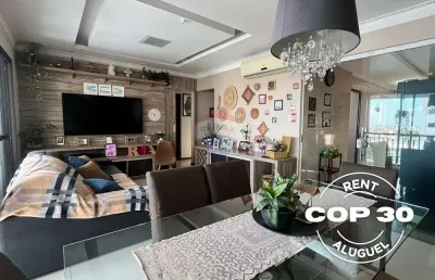 Aluguel cop30 - apartamento condomínio resort parc paradiso - 3 quartos (6 pessoas)