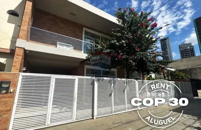 Casa 02 pavimentos,  5 suítes até 10 pessoas, locação - cop30