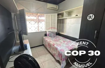 Aluguel cop30 – casa no conjunto residencial vitória régia – apenas 8 minutos do parque da cidade